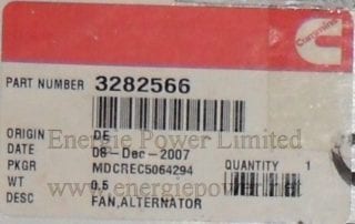 Alternator Fan-3282566