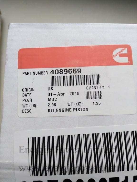 Engine Piston Kit-4089669