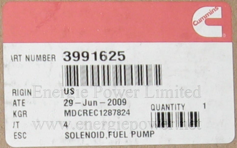 Fuel Pump Solenoid-3991625