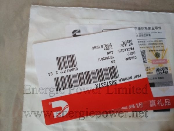 3037537 O-Ring Seal | Cummins Engine Parts