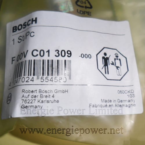 Bosch valve component F00VC01309